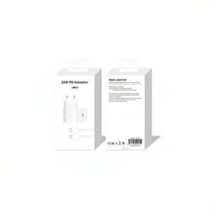 Adaptador PD de 25 W, Cargador de Viaje USB-C, Blanco - Product Image 1