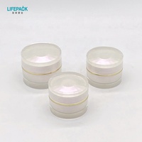 Pot en céramique haut de gamme 30g/50g - Design acrylique droit, personnalisable (emballage de crème cosmétique)