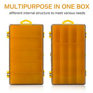 Caja de aparejos de pesca de plástico impermeable, caja de cebo de pesca, venta al por mayor - Product Image 4