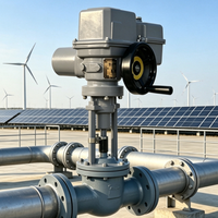 Actionneur électrique linéaire avec volant manuel et protection contre les surcharges 220V 380V 50HZ 4-20mA pour les industries chimiques