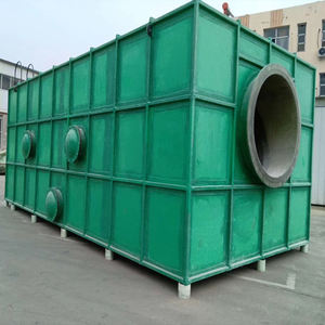 Tour de lavage de gaz humide en FRP de bonne qualité Shengrun SR-03, surface lisse, résistance à la corrosion et aux hautes températures pour le traitement des eaux usées - Product Image 1