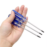 Grosir obeng Torx T8 T9 T10 3mm, alat bongkar pasang Slot lintas bersayap Tri DIY untuk pengontrol Xbox 360 dll plastik