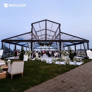 Carpas para Bodas Atrium, Estructura <span class=keywords><strong>de</strong></span> Aluminio Negro Resistente, Carpa para Eventos y Fiestas, Tamaño Personalizado, Estructura <span class=keywords><strong>de</strong></span> Vidrio <span class=keywords><strong>de</strong></span> Lujo para Exteriores, Carpa para Iglesias - Product Image 3