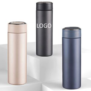 Promotional <b>Drinkware</b> 2024 Custom Printed Double Layer Hot Sale 500Ml Smart Water Bottle with Cover - Product Image 1
