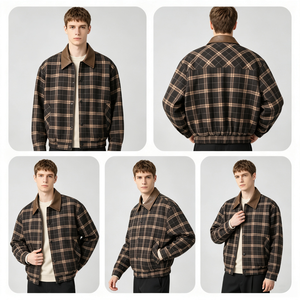 Giacca da Lavoro con Colletto <span class=keywords><strong>a</strong></span> Contrasto, Resistente al Vento e alla Deformazione, per Rivenditori di Abbigliamento Western - Product Image 4