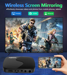 Boîtier TV intelligent 4K dernière génération avec Android 15 OS, lecteur multimédia en <span class=keywords><strong>streaming</strong></span> pour le divertissement à domicile - Product Image 4