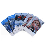 Carte RFID d'accès sans contact imprimable intelligente vierge personnalisée à double fréquence longue portée PVC/PET UHF S50 pour EV3 R6P
