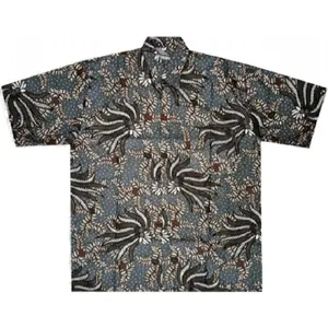 Shirt Niedriger Preis Batik Stoff Hochwertige traditionelle indonesische Batik Kleidung Baumwolle 100% Vacation Brand Romer