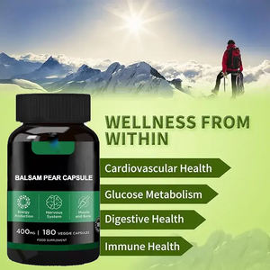 Cápsula de pera de bálsamo Ausreson, etiqueta privada, el mejor suplemento de melón amargo, cápsulas de pera de bálsamo de melón amargo orgánico Natural - Product Image 2