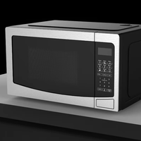 Ménage Mini Portable 20L Contrôle Tactile Numérique Électrique Comptoir Appareils Micro Vague Micro-ondes Four À Pizza