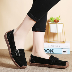 Non-slip <strong>Ladies</strong> Flat <strong>Shoes</strong> Slip-on Women Loafers Comfortable Genuine Leather <strong>Winter</strong> Casual Walking <strong>Shoes</strong> for Female - Product Image 5