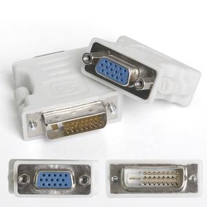 <strong>DVI</strong> 24+5 24+1 Pin Male to <strong>VGA</strong> Adapter Video Converter Head Connector for PC Laptop HDTV - Product Image 3