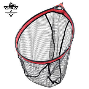 Vente en gros de filets de pêche flottants en aluminium 11*8mm pour <span class=keywords><strong>tube</strong></span> de pêche Filet d'atterrissage de pêche pliable en caoutchouc revêtu de nervures renforcées - Product Image 5