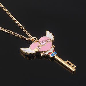 Cosplay जादू की छड़ी हार्ट विंग सिंड्रेला घड़ी Cardcaptor Sakura कुंजी लटकन अवस्र्द्ध गहने मोबाइल फोनों के मल्लाह चंद्रमा हार - Product Image 5
