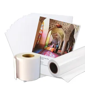 Atacado de fábrica para papel fotográfico, tinta, lona, PP, PVC, filme PET, filme retroiluminado, Eco-solvente Composto PP Couro