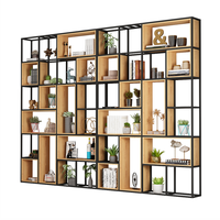 Wettbewerbs fähiger Preis Kunden spezifische Wand Beistell tisch Pushers Box Floating Stand Metall Vitrine Regal Rack mit 4 Wandre galen