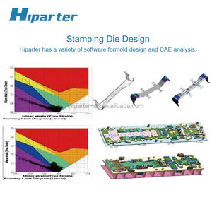 Más de 500K + ciclos Vida útil Herramientas de punzonado Piezas de chapa Molde de estampado progresivo Alimentación automatizada Compatible - Product Image 2