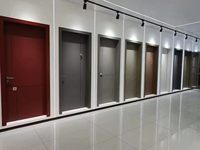 Porte entièrement en aluminium, insonorisée pour chambre, résistante à l'humidité et aux insectes, avec cadre en alliage d'aluminium et double encadrement de porte.