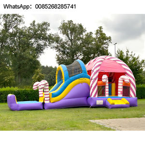 Castillo Inflable de PVC para Niños, Diseño de Calabaza, para Fiestas de Halloween, Comercial, Grande, con Tobogán, Precio Económico, para Niños Pequeños - Product Image 6