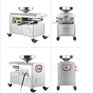 Prensa de Aceite Comercial de Acero Inoxidable, Mini Freidora Automática, Extractor de Aceite de Nuez, Cacahuete y Linaza de Alta Calidad - Product Image 2