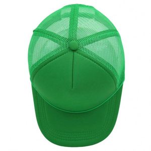 Casquette de baseball personnalisable avec logo imprimé, 5 panneaux, en mousse et maille, style camionneur avec corde, en gros et en stock - Product Image 2