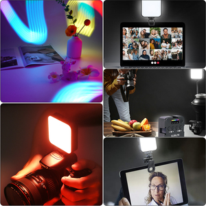 Vloglite T64RGB Kit de démarrage pour vlogging Smartphone Téléphone Éclairage Mains Libres Blog <span class=keywords><strong>Youtube</strong></span> Caméra Pour Usb C Voyage Débutants Vloggin - Product Image 1