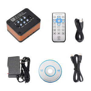 Thực 4K UHD 60fps kính hiển vi máy ảnh 180X parfocal ống kính công nghiệp điện tử kỹ thuật số kính hiển vi cho điện thoại sửa chữa PCB Hàn - Product Image 2