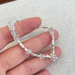 Bracelets et joncs Dylam Fashion Design en argent sterling 925 avec perles et pierres de topaze naturelle, bijoux - Product Image 5