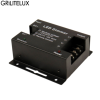 Télécommande tactile LED DC12V-24V 6A PWM pour bande lumineuse LED avec variateur de luminosité réglable par télécommande coulissante