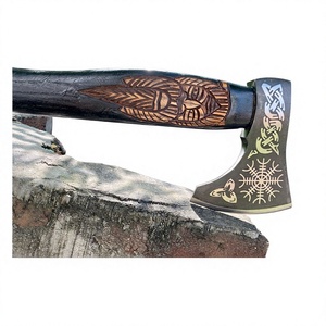 Hacha Vikinga Multifuncional de Acero Inoxidable 2026, Hecha a Mano con Funda Estilo Vikingo para Uso en Exteriores, Venta al Por Mayor - Product Image 3