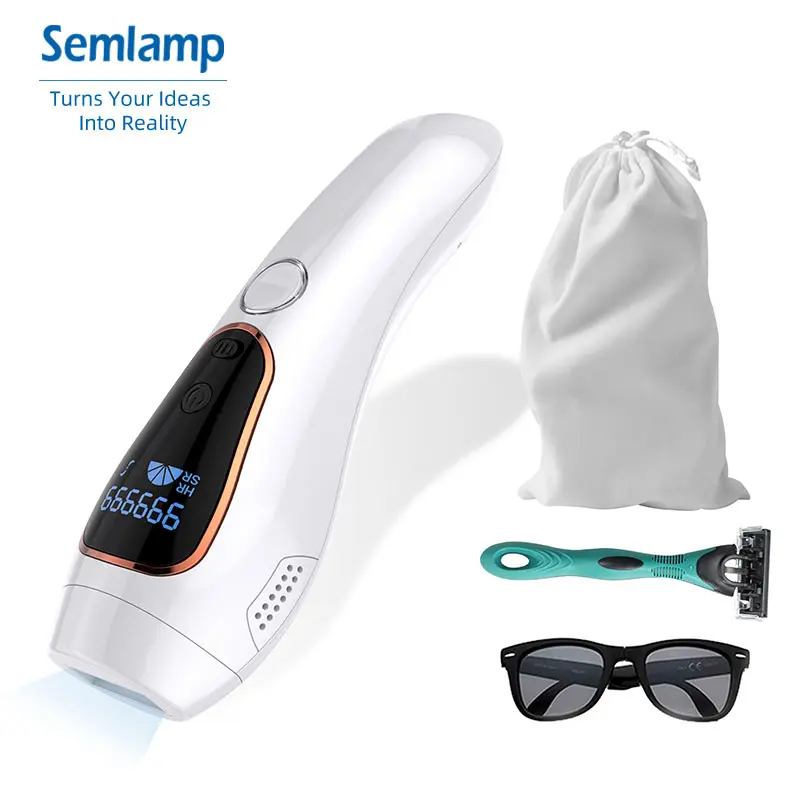 IPL Laser Permanent Hair Removal Home Handle Mini Portable Electric Epilator Hair Remover For Face and Body