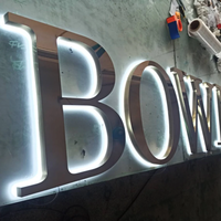 Lettres lumineuses personnalisées très demandées, enseignes LED rétroéclairées pour publicité extérieure, enseignes de marque pour entreprises et panneaux de signalisation pour entreprises automobiles