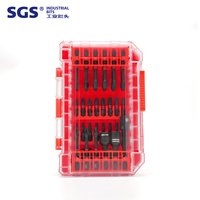 Alat listrik magnetik S2 kualitas bagus, set mata bor obeng 42 PC