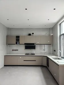 Mueble de Cocina Modular, Encimera de Acero Inoxidable, Encimera de Granito, Mueble de Cocina Moderno, Mueble de Cocina con Fregadero - Product Image 2