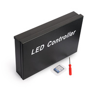 Contrôleur de bande lumineuse Dream Color JIUAN T-8000ACC 8 canaux de sortie programmable avec carte SD, métal, étanche, télécommande 100m, 5V 30W