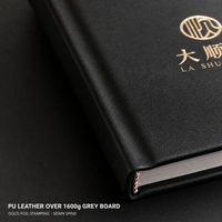 Desain dan Pencetakan Menu Kustom Buku Menu Hardcover Mewah untuk Restoran Cina Kanton Hotel Klub Makanan Mewah OEM ODM