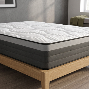 Matelas à ressorts ensachés de luxe avec tissu tricoté, design moderne, housse amovible, épaisseur 30 cm, pour chambre d'hôtel - Product Image 2