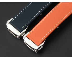 Correa de goma de silicona curvada original adecuada para O mega New S eamaster 300 S peedmaster S <span class=keywords><strong>Eiko</strong></span> H amilton - Product Image 4