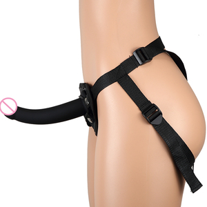 Sangle de pénis super douce pour lesbiennes avec anneau en silicone amovible Strapon gode sex toys pour femmes - Product Image 2