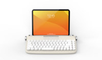 Teclado de Membrana Privado Modelo B307 Actto BT 5.2 Inalámbrico + USB Tipo C con Cable, 68 Teclas, Estilo Retro Tipo Escritura, con Base, Certificaciones KC, CE, RoHS, FCC, TELEC