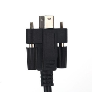 Cable USB 3.0 Macho a Hembra con Conector en Ángulo Recto y Tornillos para Montaje en Panel - Product Image 3