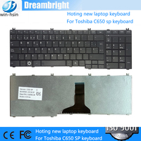 Clavier d'ordinateur portable en espagnol (SP) pour Toshiba L655 C650, clavier de remplacement interne noir