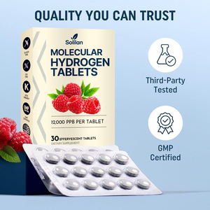 Grosir Solilan <span class=keywords><strong>OEM</strong></span> Label pribadi Magnesium dewasa kapsul hidrogen molekul 12,000 PPB 30 tablet Effervescent Herbal - Product Image 6