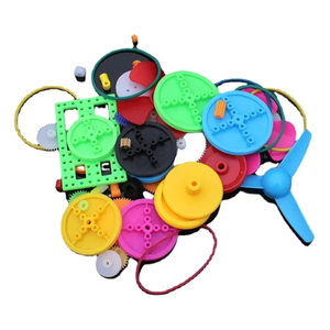 Juego de palas de hélice de engranajes de plástico, 55 Uds., engranaje de reducción doble individual, engranaje helicoidal, Robot, helicóptero, piezas de coche, Kit DIY - Product Image 1