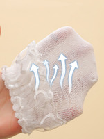Chaussettes en coton peigné blanc à dentelle pour bébés et tout-petits, chaussettes en dentelle moelleuses pour bébés filles