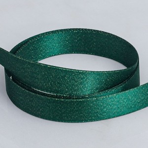 <span class=keywords><strong>Ruban</strong></span> tissé double face or/argent personnalisé scintillant 2,5/3,8 cm pour emballage cadeau de mariage et décoration de Noël - Product Image 4