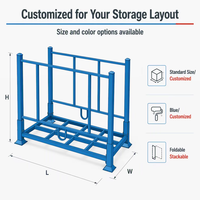 Support de rangement personnalisé en acier pour pneus de voiture, installation sans boulons, protection contre la corrosion, pour affichage en magasin de détail et stockage en boutique