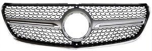 Parrilla Delantera Personalizada para Automóvil, Color Negro Diamante, para <span class=keywords><strong>Mercedes</strong></span> Benz Clase V V260 2021-IN, Tienda en Línea de China - Product Image 3