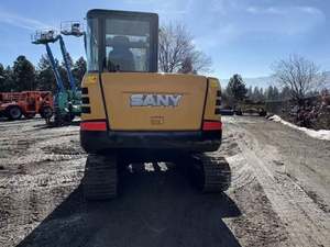 Mini-excavatrice SANY SY55C d'occasion de haute qualité en vente, pelle sur chenilles d'occasion avec moteur et composants essentiels - Product Image 6