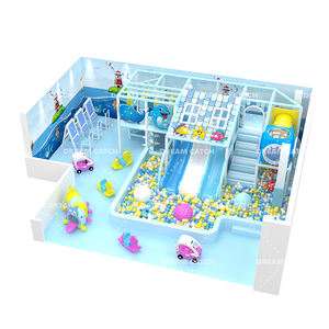 Dream Catch Custom 100 Sqm Commercial Ocean Theme Kids Playhouse Juegos interactivos Soft Play Children Indoor Playground - Product Image 2